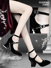 LBSFY  -  Fashion Kawaii Feminine Anime Tea Party Gothic Pointed Toe High Heels 7cm Lolita Punk Sweet Girls Flower Wedding Lolita Shoes